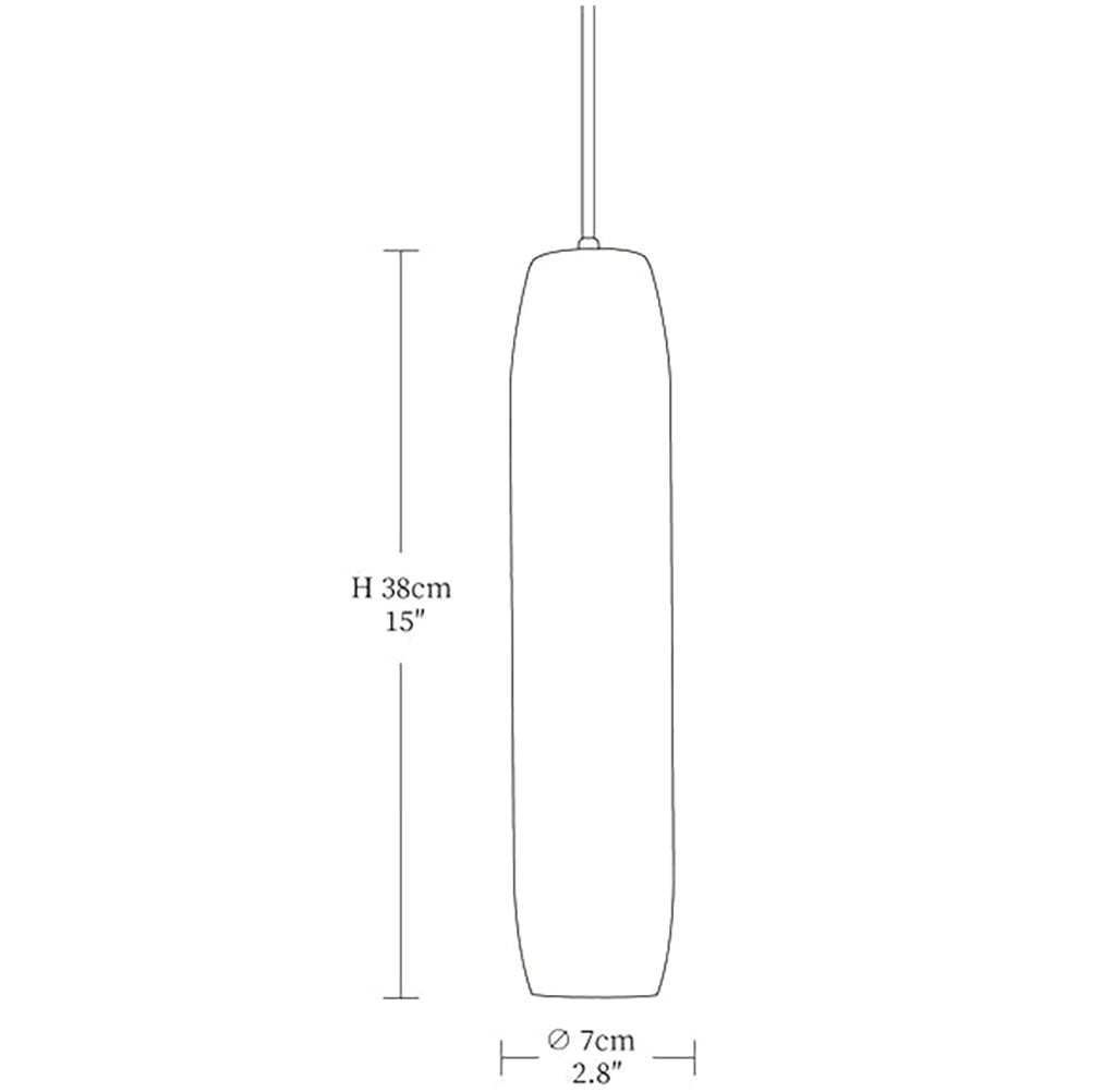 Marble Flute Pendant Light